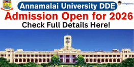 Annamalai University DDE Admission 2026 Open